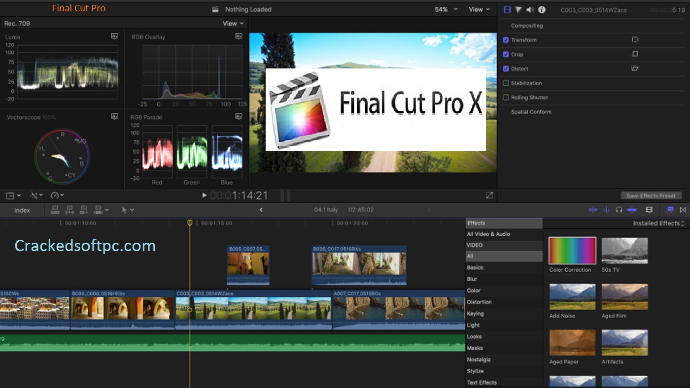 final cut pro x free download getintopc