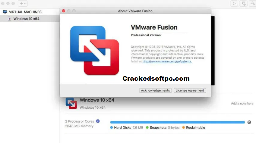 vmware fusion 12 pro license key for mac