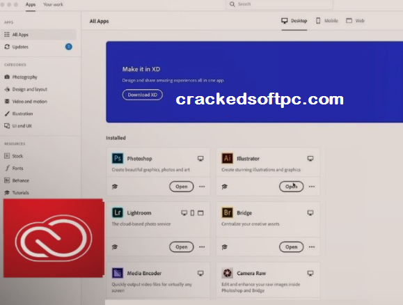 Adobe Creative Cloud-Schlüssel