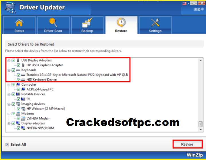 WinZip Driver Updater Key