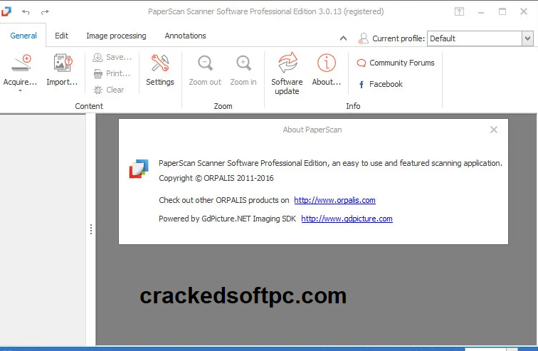 Fissure PaperScan